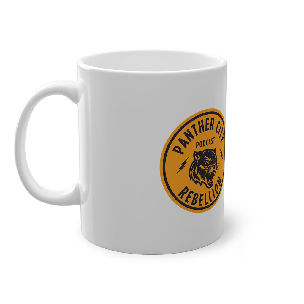 Podcast Logo Mug – "Panther City Rebellion" 11oz Ceramic Coffee Cup